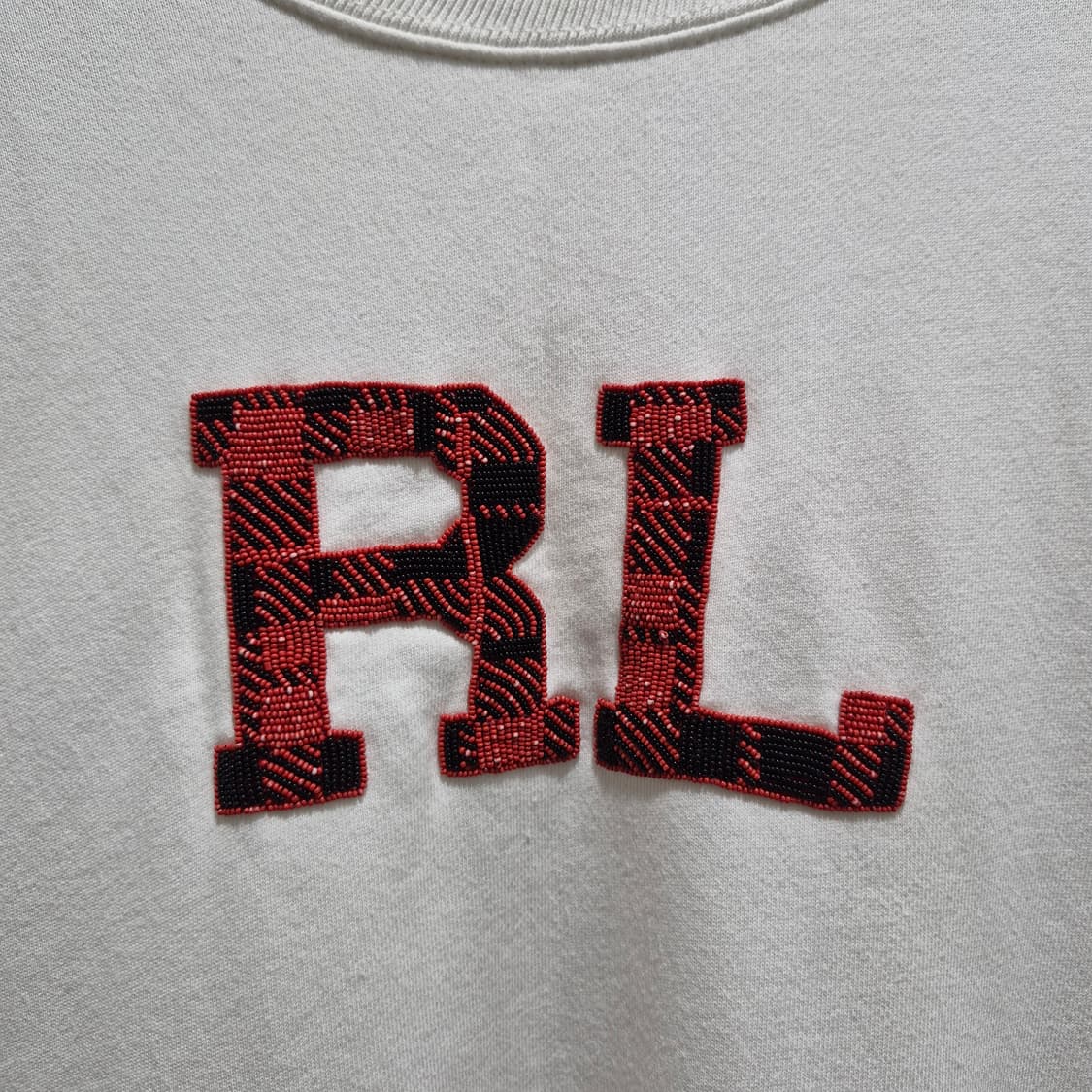 (L) 폴로 랄프로렌 비드 로고 프렌치 테리 스웻셔츠 상품이미지3