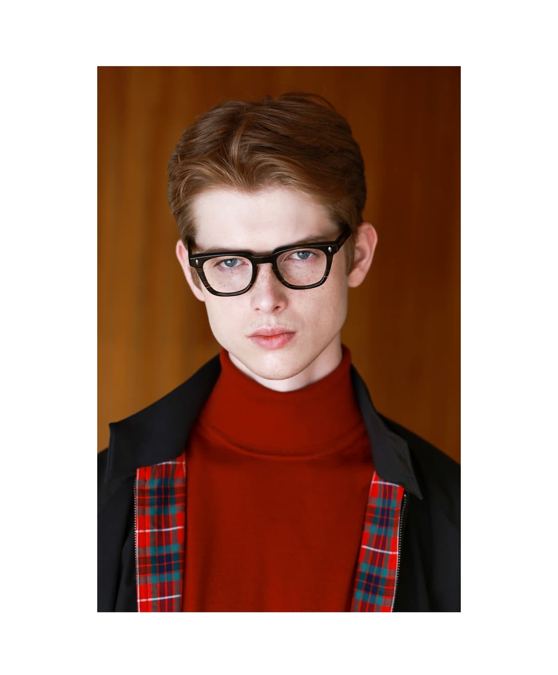 48사이즈 다크브라운 마호가니 아세테이트 안경 상품이미지9