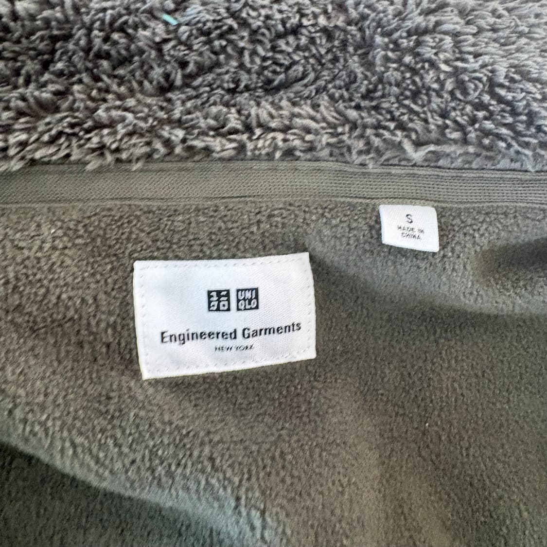 유니클로 엔지니어가먼츠 콜라보 플리스 S 상품이미지4