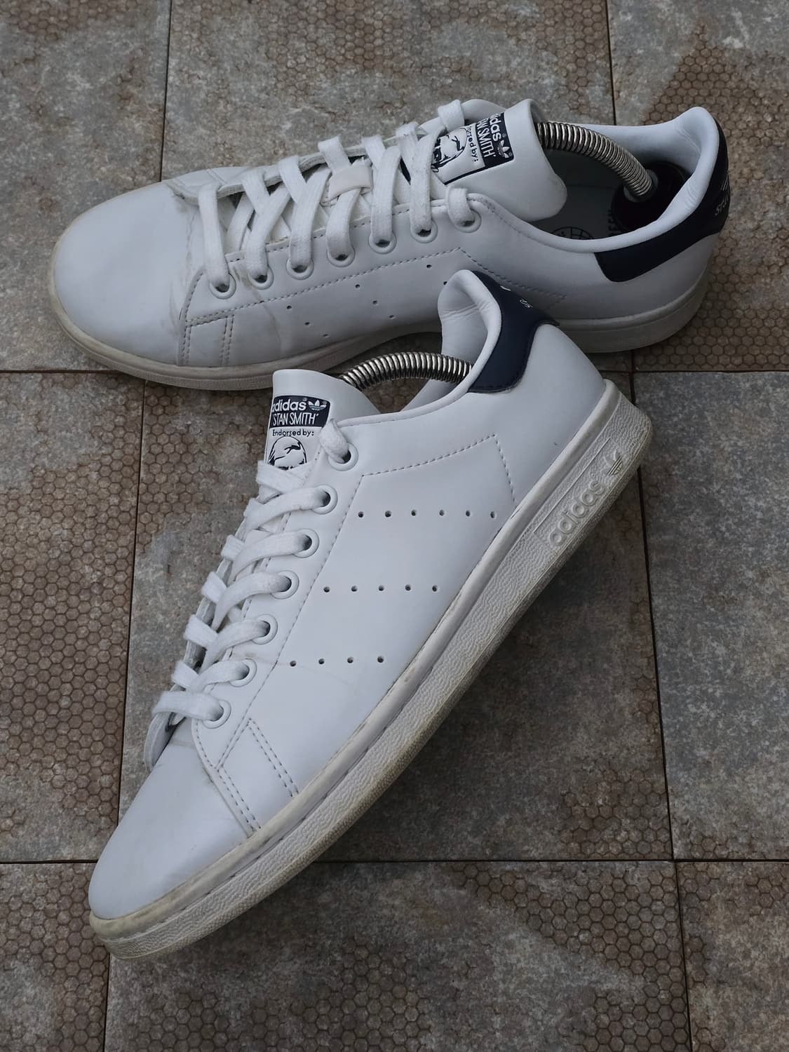 (245)아디다스 스탠스미스 화이트 네이비  상품이미지2