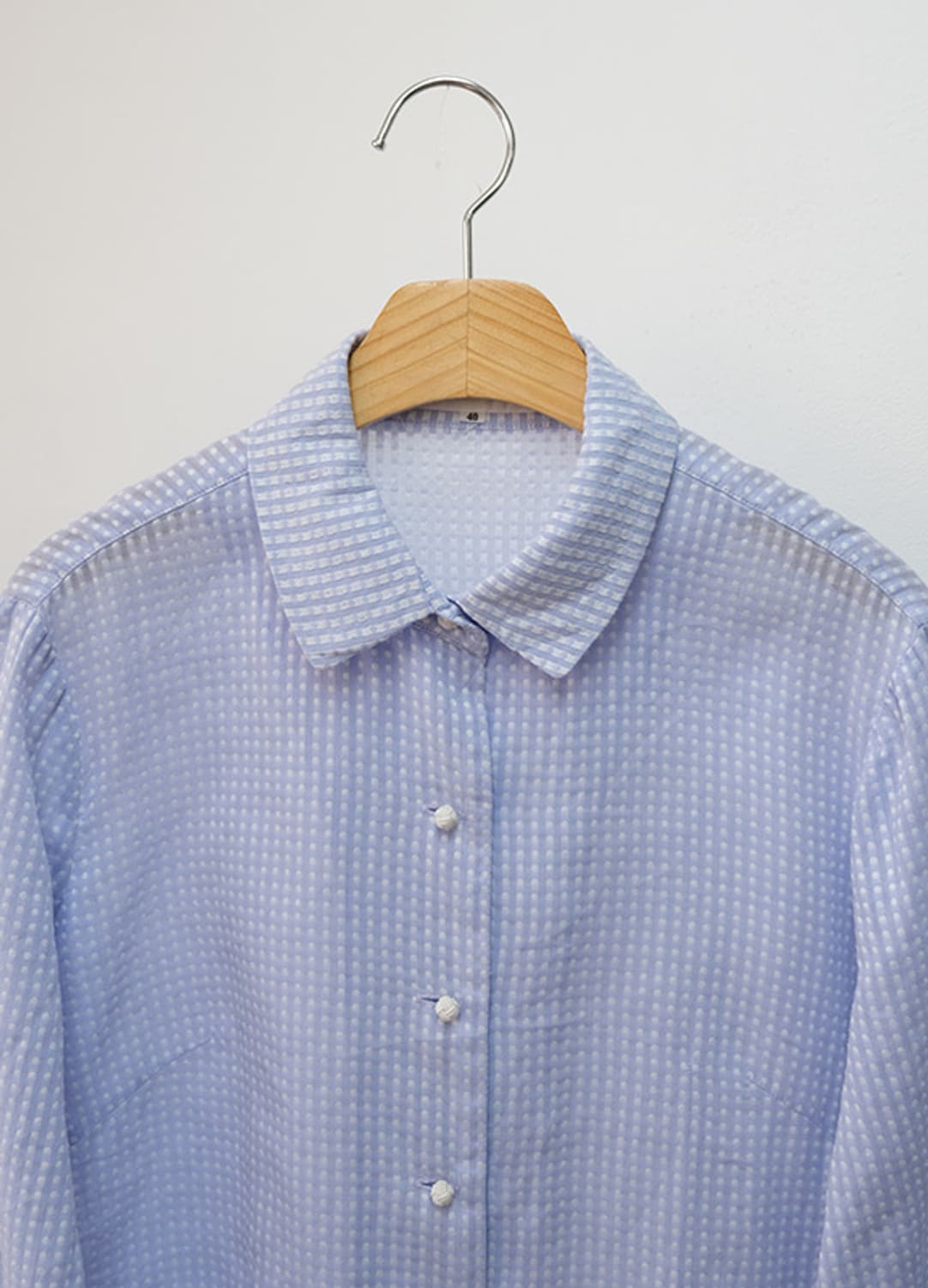 hanae mori 도트 패턴 셔츠 상품이미지2