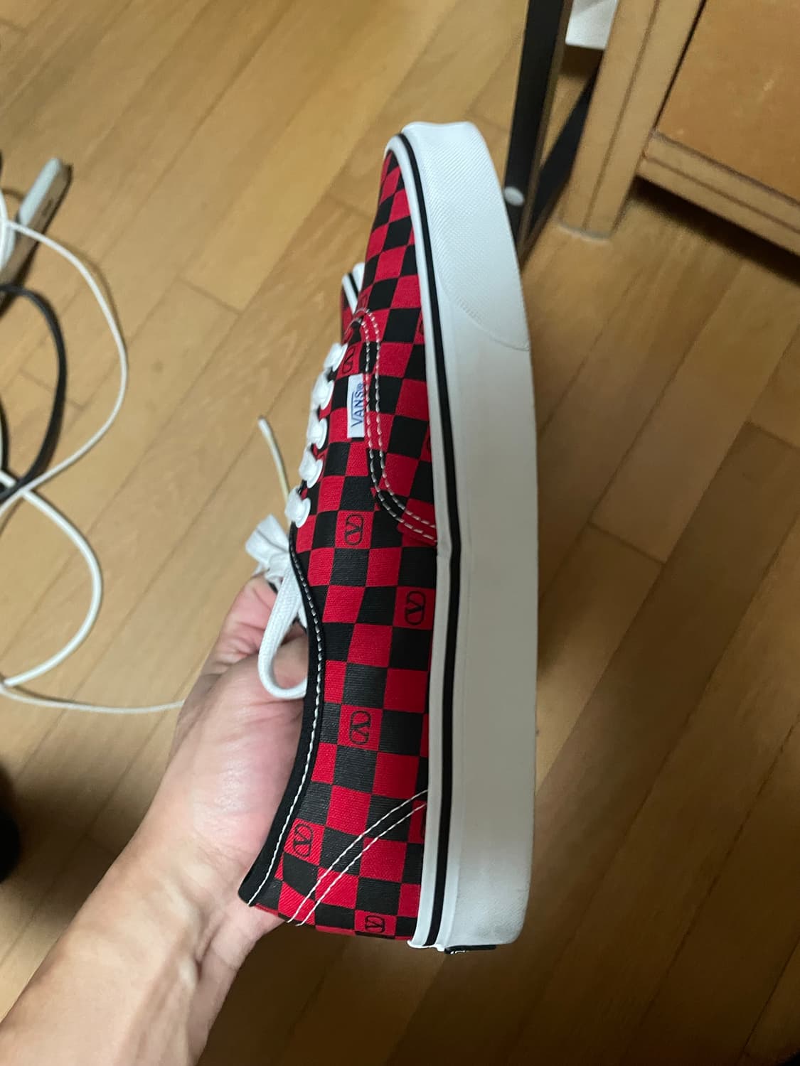 43) 발렌티노 반스 어센틱 체커보드 레드 상품이미지2