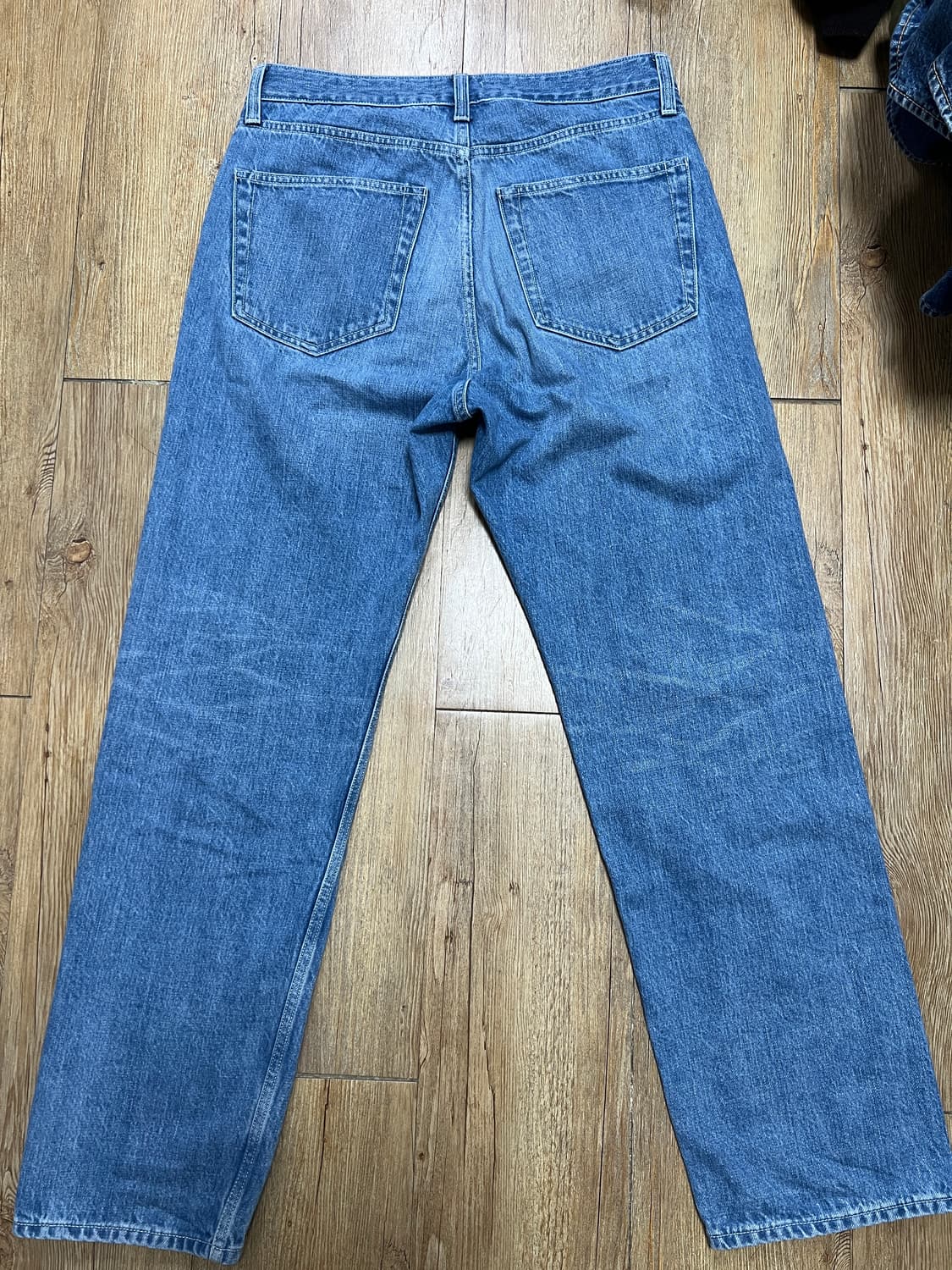 택포15) 스테디에브리웨어 SEW 셀비지 데님 팬츠 미디엄 블루 2 상품이미지5