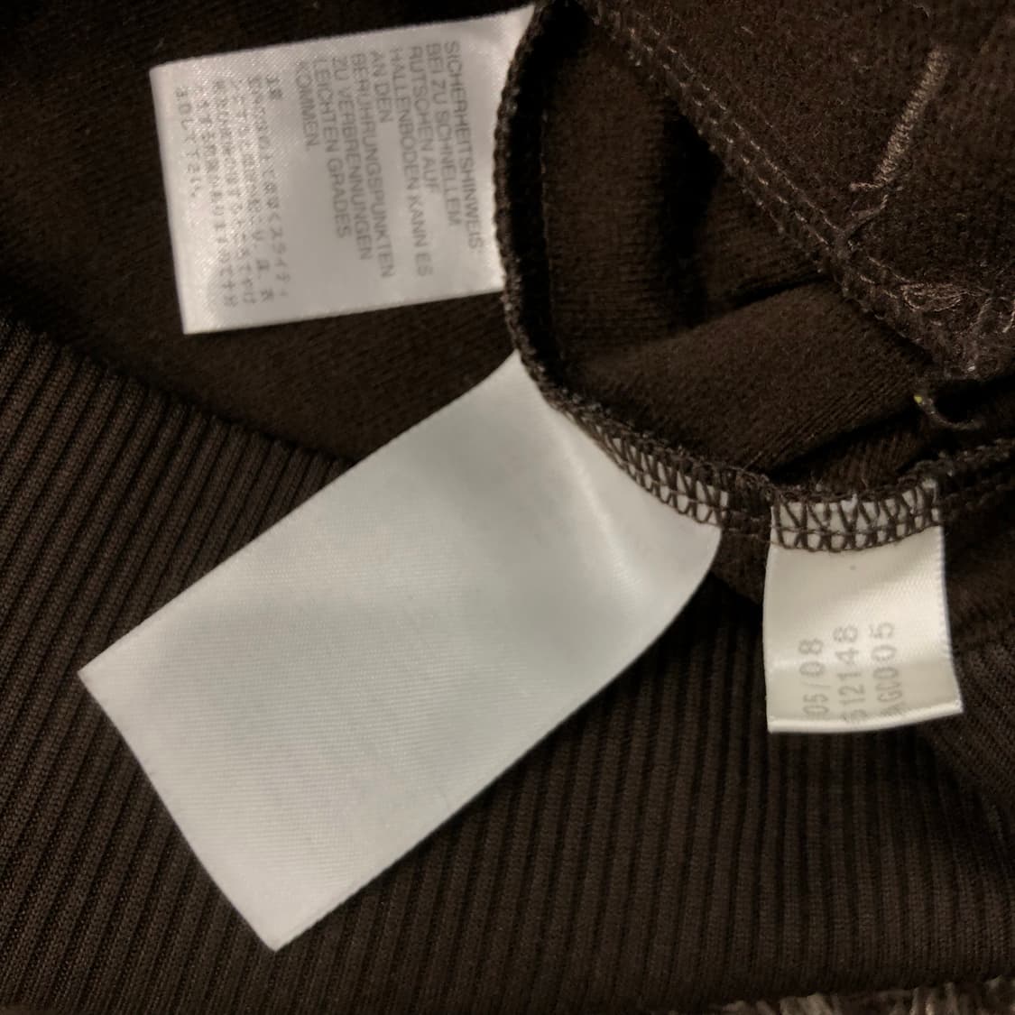 아디다스 구 파이어버드 초코 브라운 져지 트랙 자켓 상품이미지5