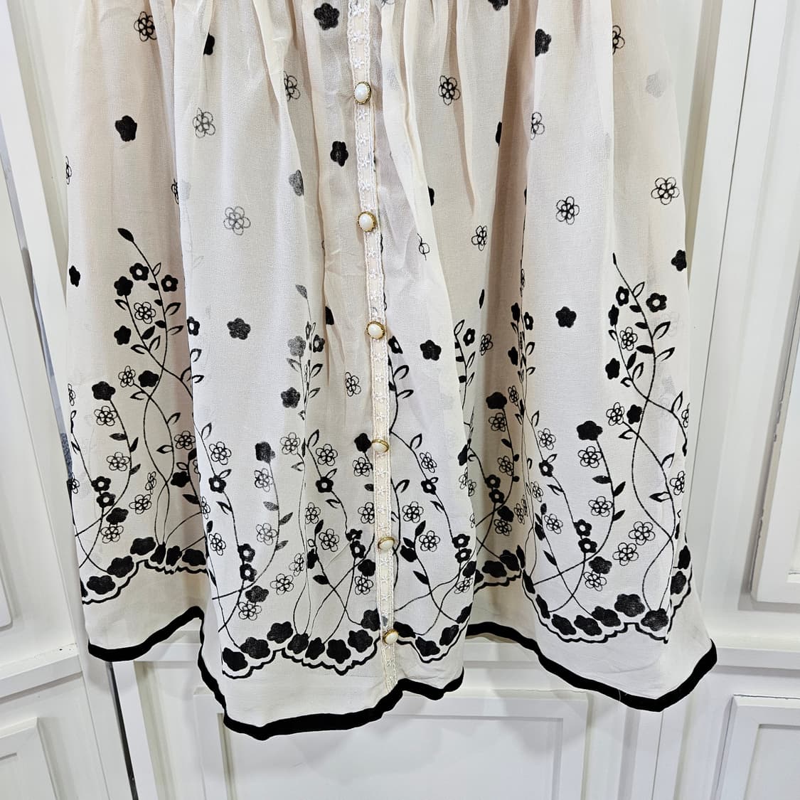 플라워 레이스 쉬폰 원피스 상품이미지4