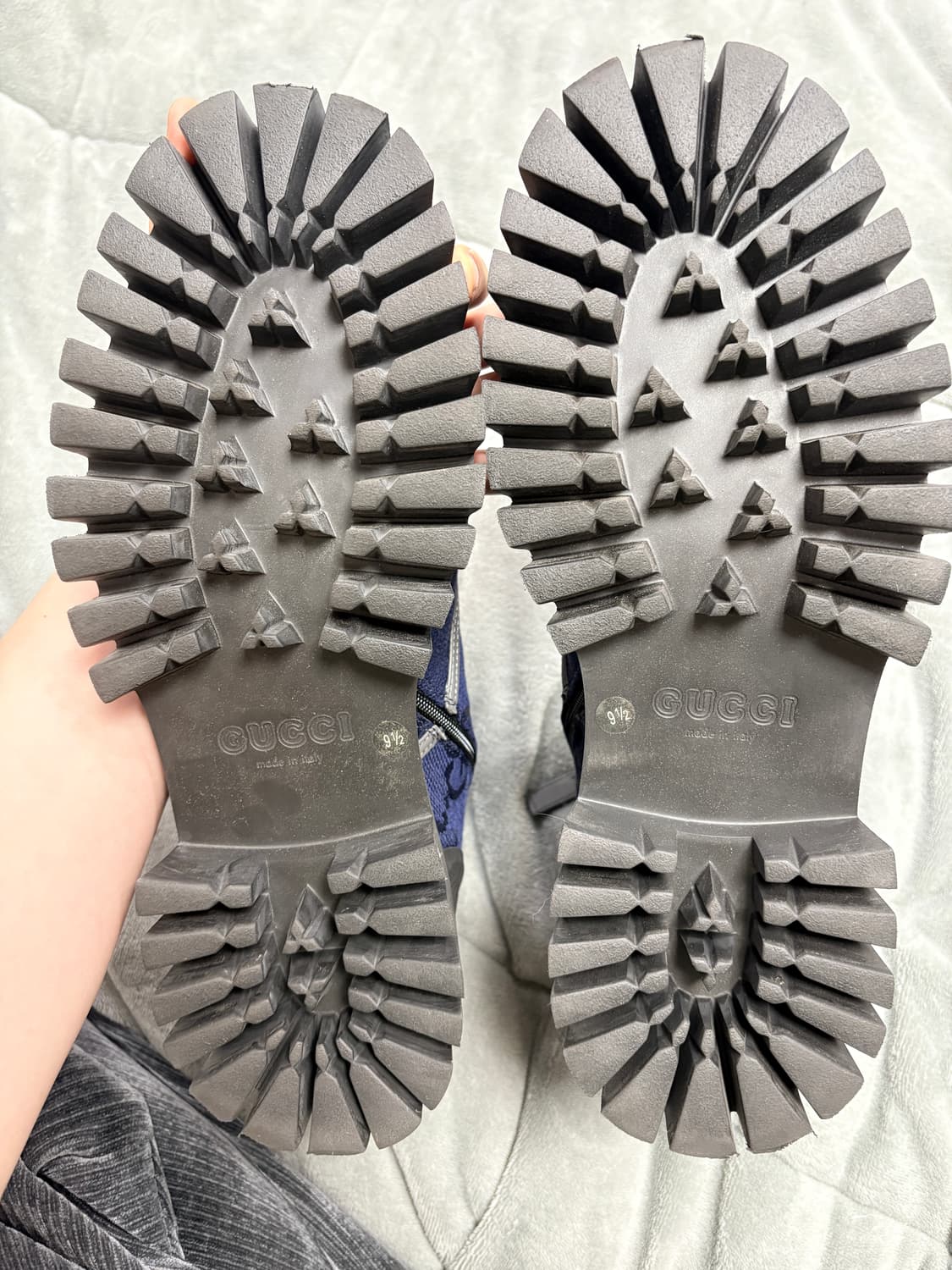 구찌 레이스업 남성부츠 9.5사이즈 상품이미지6