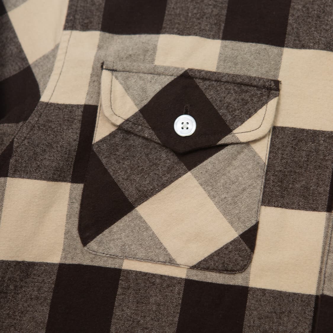 90s 슈프림 버팔로 체크 셔츠 브라운 상품이미지2