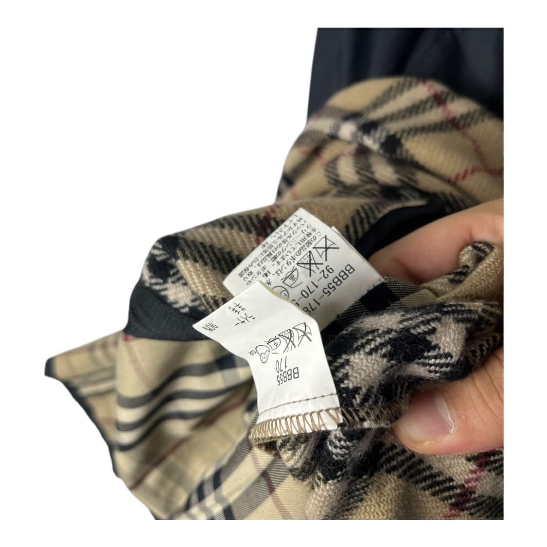 [Burberry] 00's 버버리 재팬 싱글 발마칸 코트 (내피포함) 상품이미지5