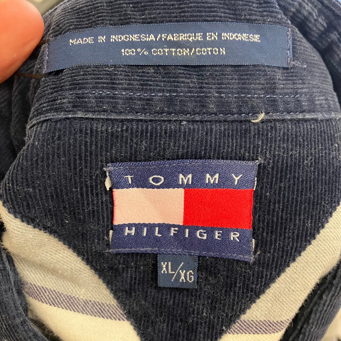 N131 타미힐피거 월계수 투톤 체크셔츠 상품이미지4