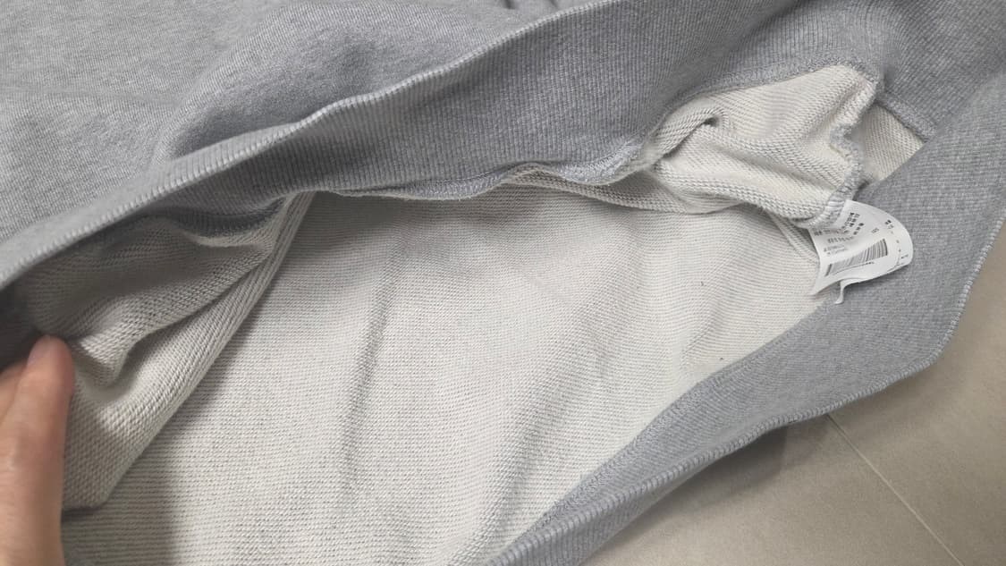 커버낫 C로고 멜란지 그레이 후드 티셔츠  상품이미지7