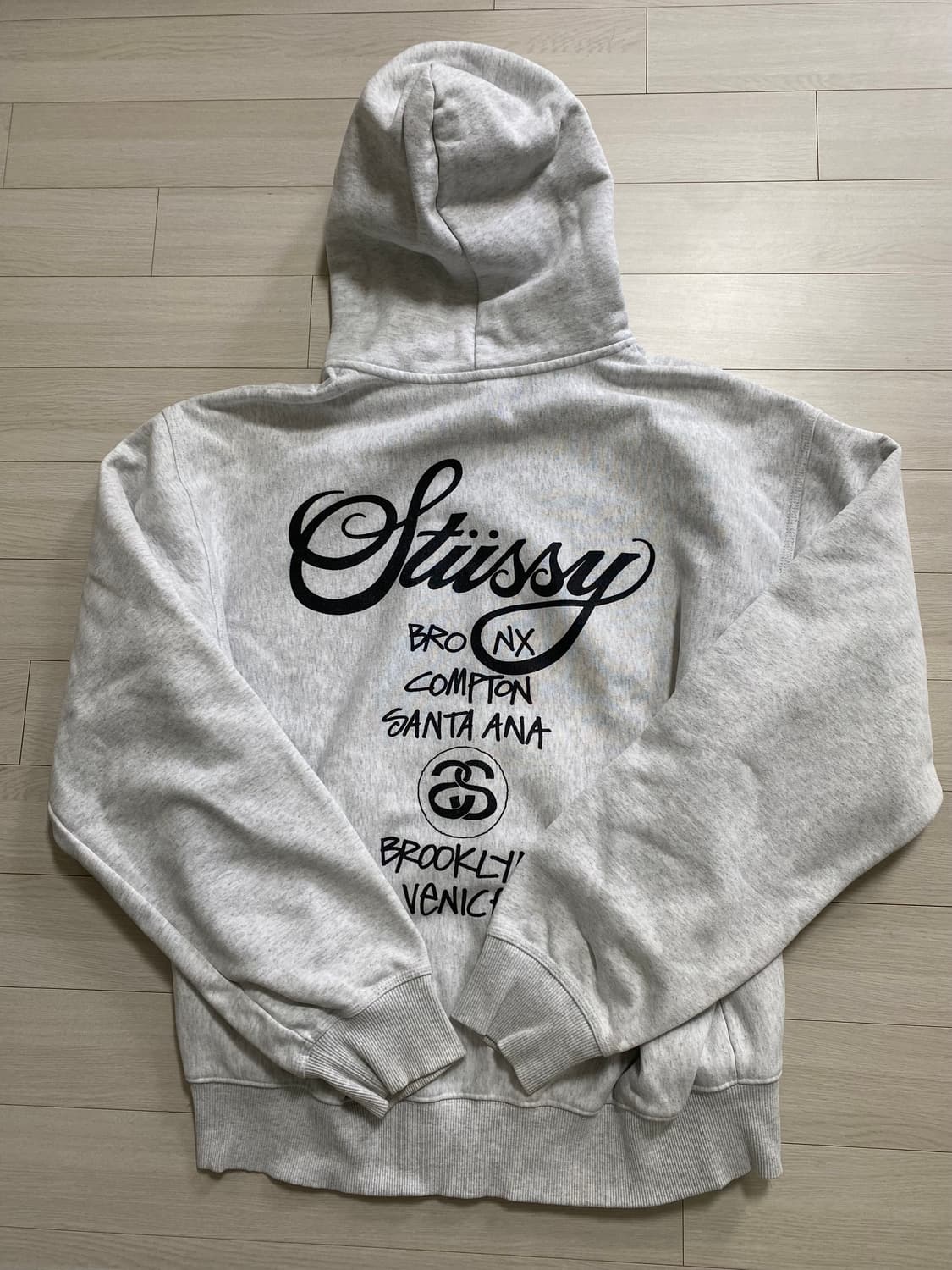 스투시 월드투어 후드집업 xl 상품이미지2