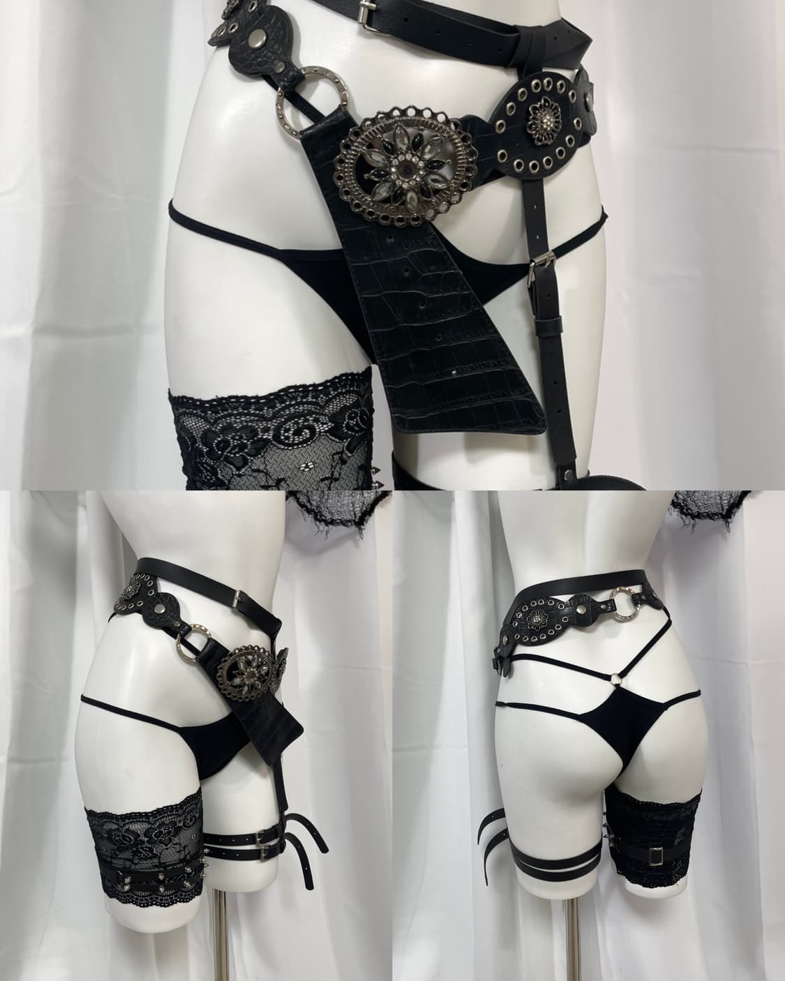 cubic flower belt 상품이미지1