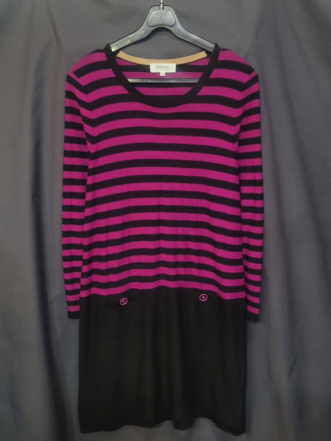 SONIA RYKIEL 소니아리키엘 스트라이프 울 실크혼방 니트 원피스 상품이미지8