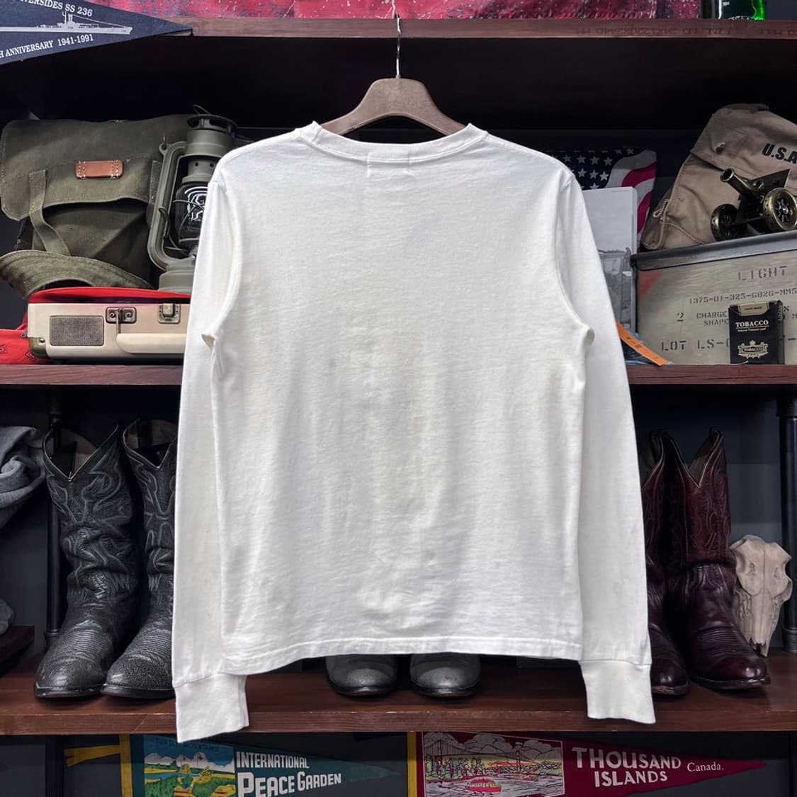 아비렉스 A-75 에어로 스페이스 프린팅 롱슬리브 상품이미지2