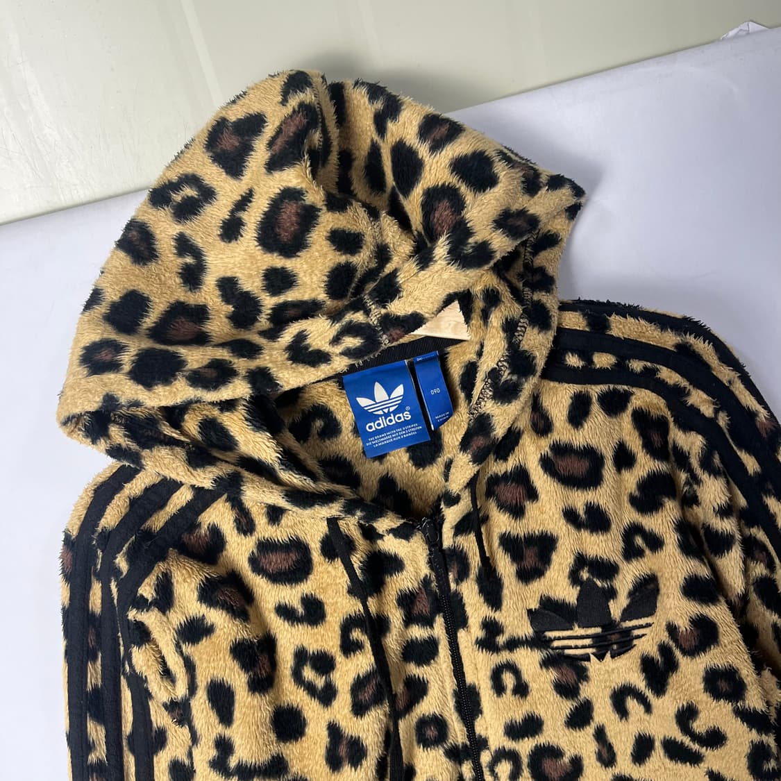 [Adidas] 아디다스 레오파드 플리스 갸루 후드집업 상품이미지3