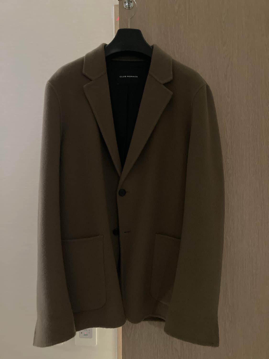 클럽모나코 코코아색 울캐시 블레이저/자켓 42 상품이미지2