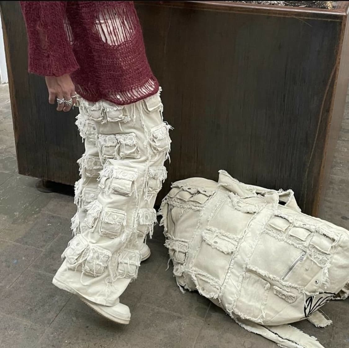 노페이스 스튜디오 64 포켓 팬츠 XL 상품이미지2