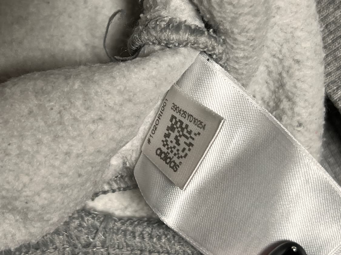 아디다스 트레포일 빅로고 기모 맨투맨 95 그레이 상품이미지7