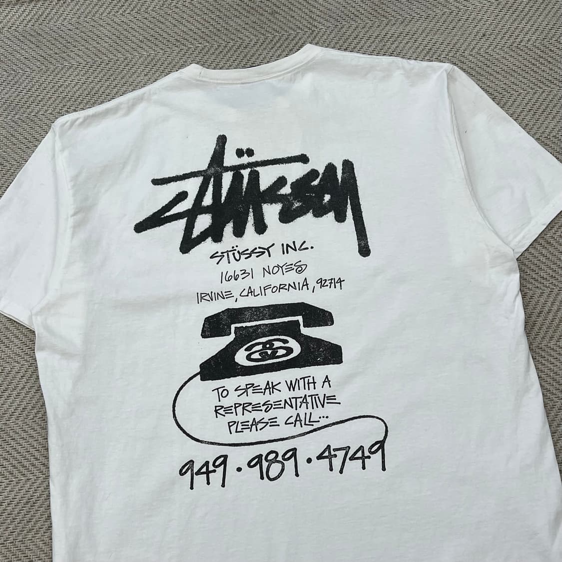 스투시 올드폰 프린팅 반팔티 r3339 상품이미지4