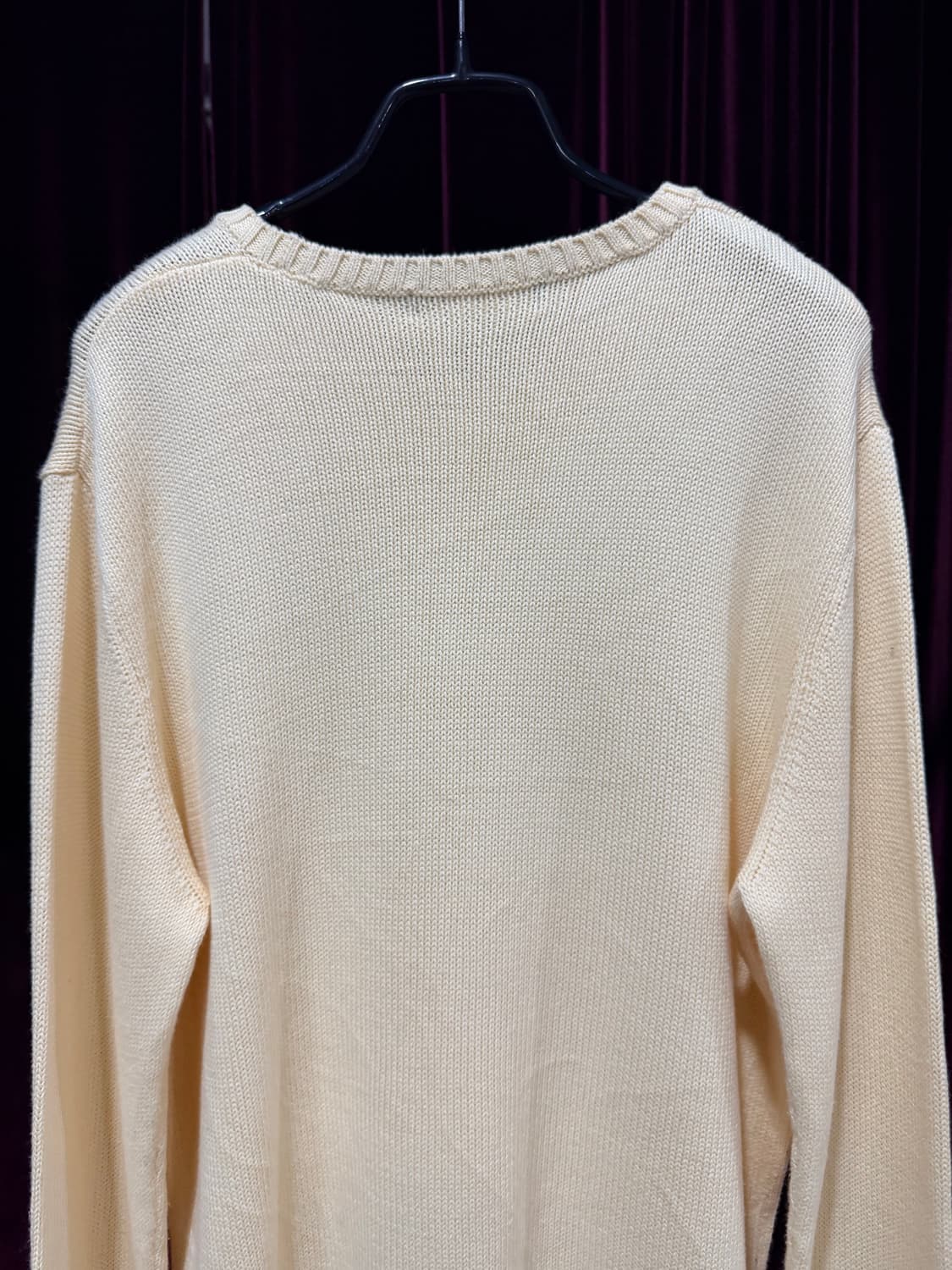 vintage RALPH LAUREN cotton knit 상품이미지4