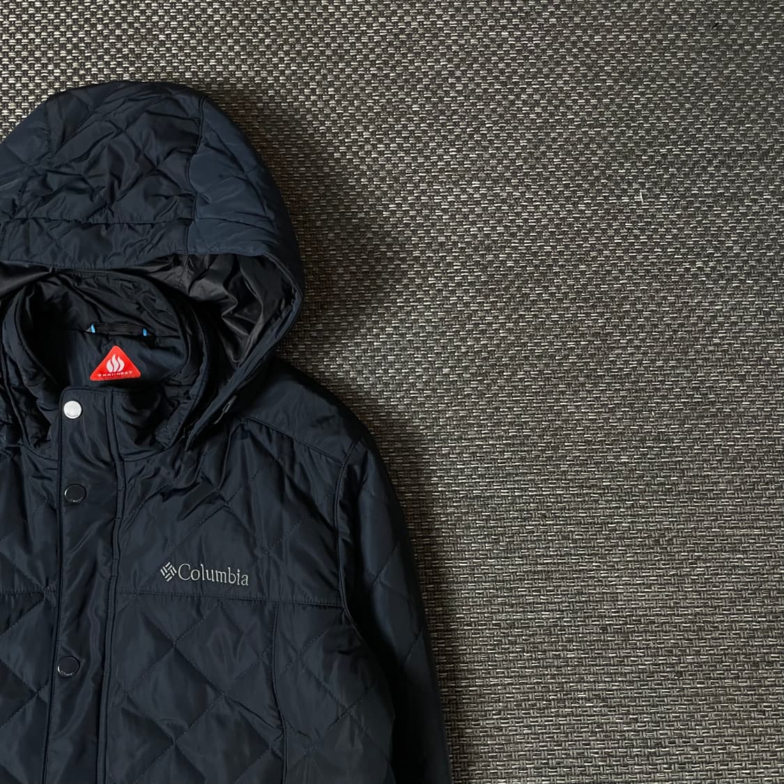 컬럼비아 딥네이비 투포켓 퀄팅 경량패딩 자켓 L 상품이미지3