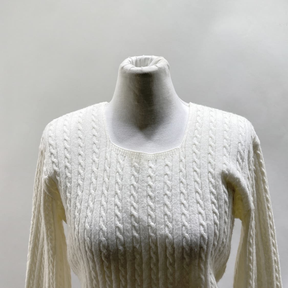 빨주노초 캐시미어 여성크롭니트 S  상품이미지2