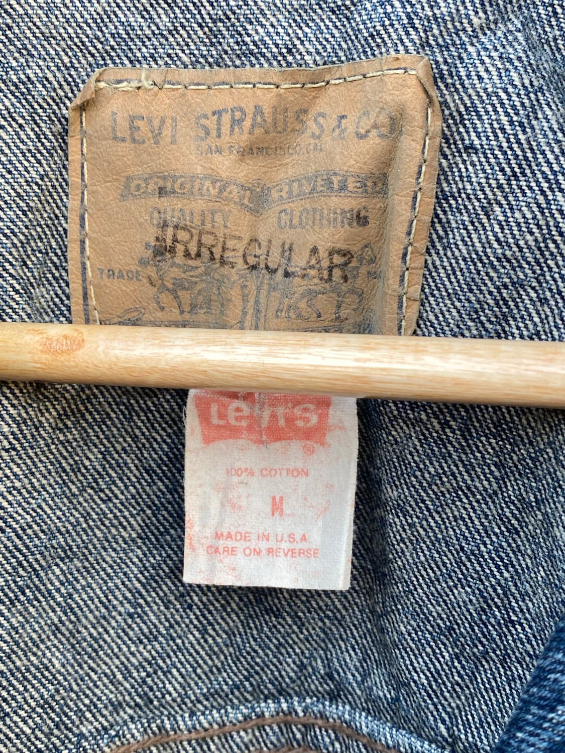 LEVIS IRREGULAR STAMP JACKET 후루츠패밀리