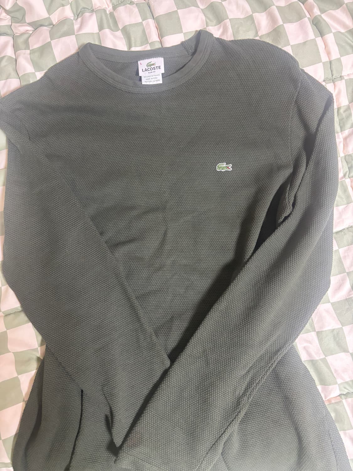 라코스테 카키 롱슬리브 상품이미지1