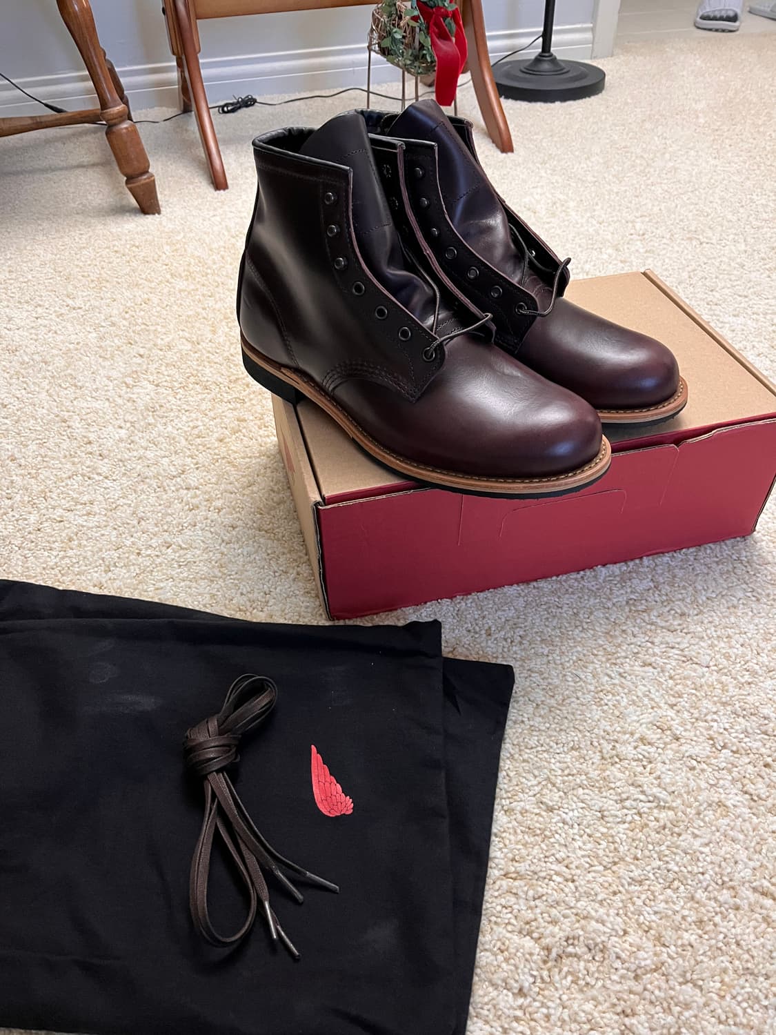 [미사용새상품] 레드윙 벡맨 9419 블랙 체리 9팩토리 세컨드 상품이미지1