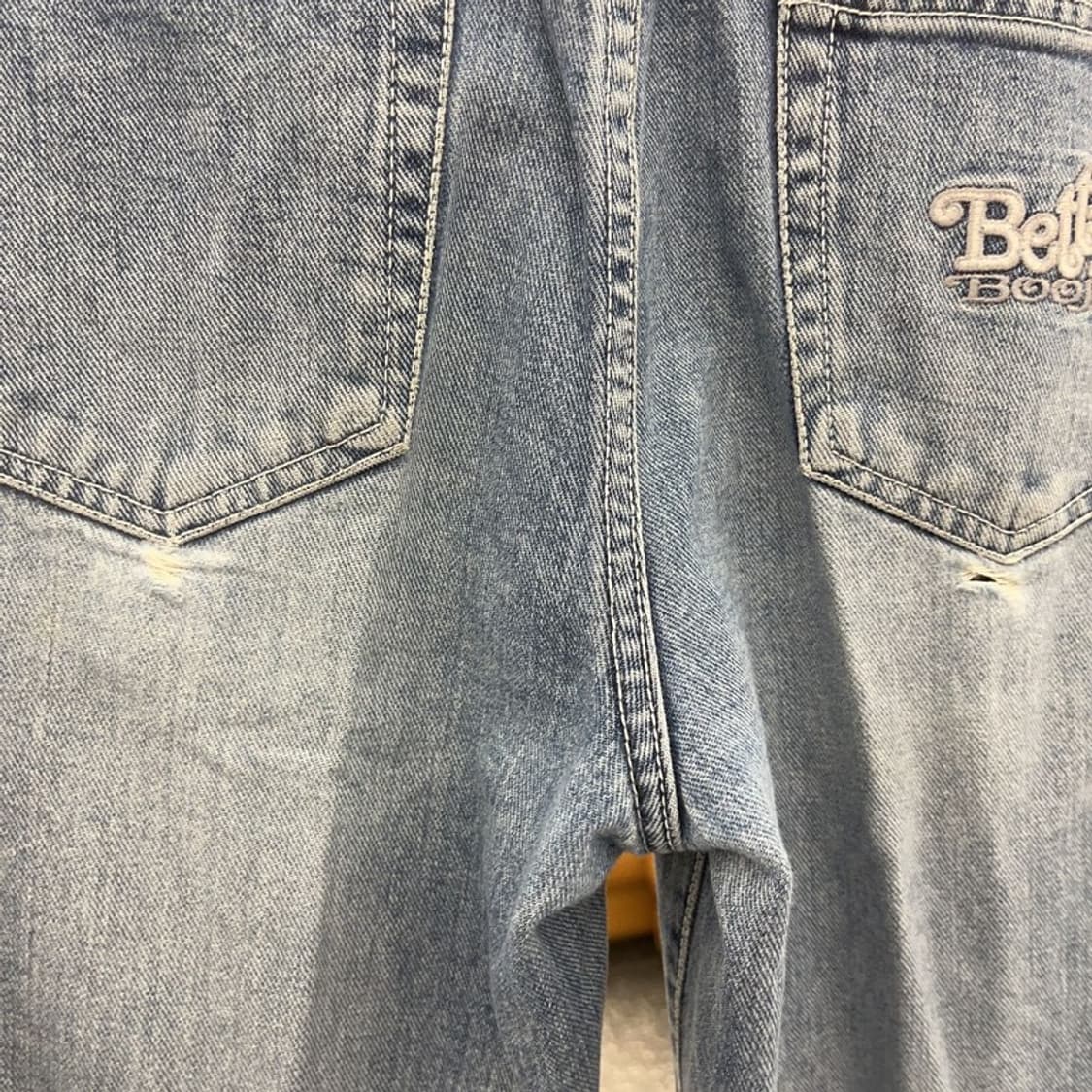 베티붑 빈티지 키치 자수 워싱 데님팬츠 27 C07470 상품이미지5