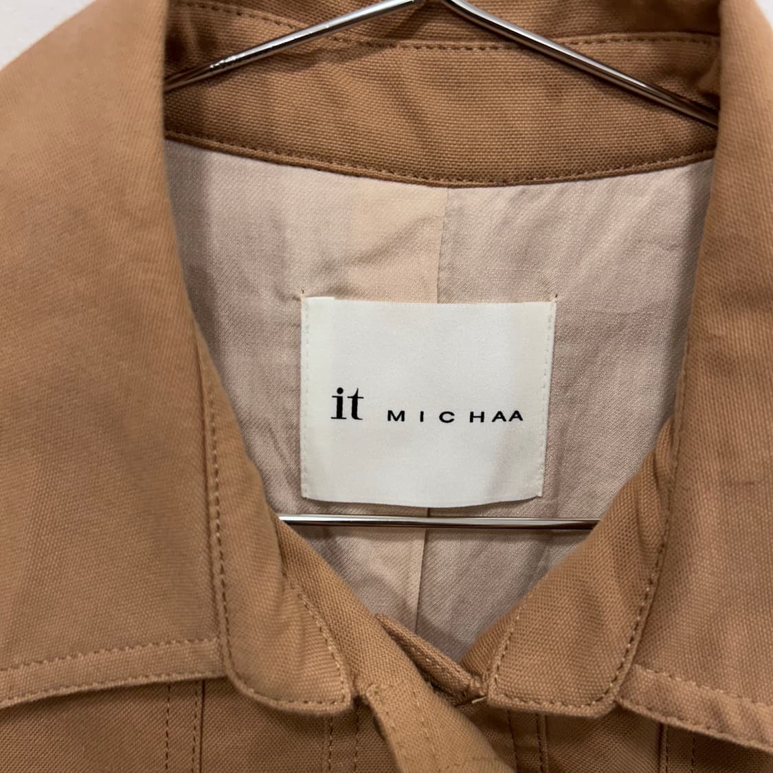 it MICHAA 체스트포켓 벨티드 코튼 헌팅자켓 상품이미지3