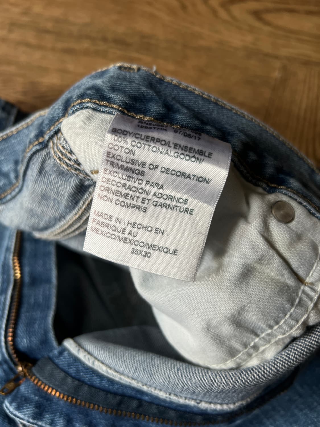 [38]디키즈 USA 빈티지 워싱 싱글니 카펜터 워크 데님 팬츠 상품이미지7