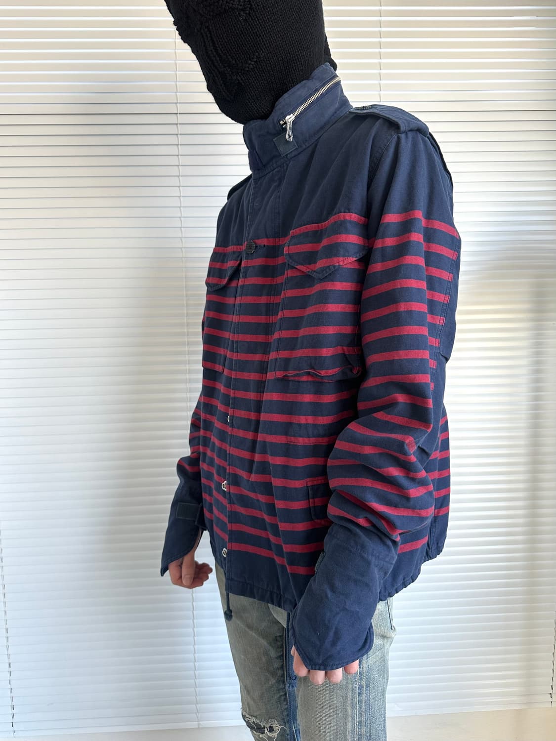 페노메논 닌자 슬리브 스트라이프 자켓 상품이미지2