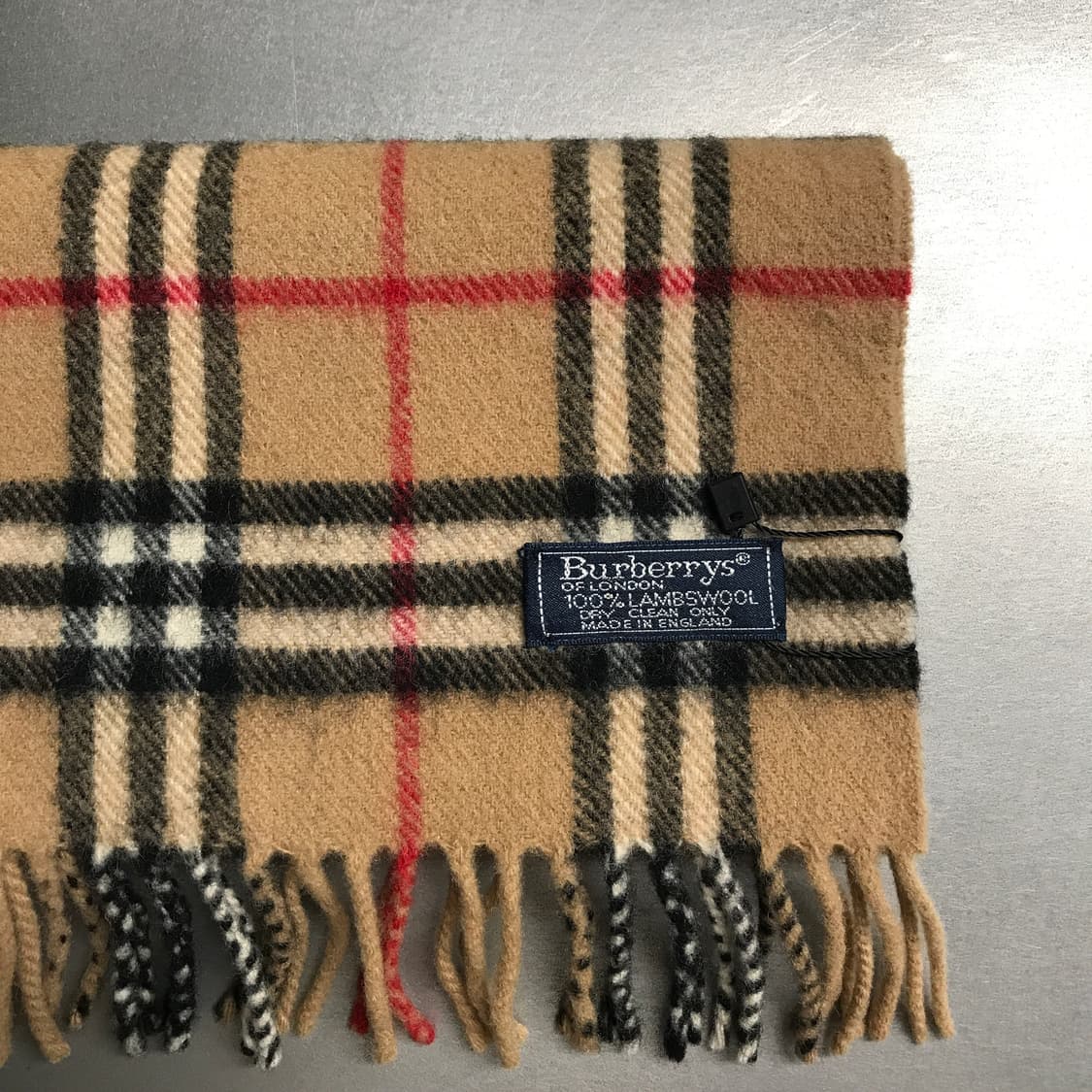 버버리 정품 램스울 머플러 베이지 상품이미지3