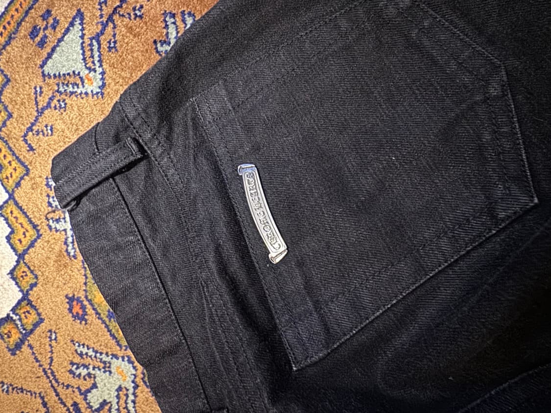 크롬하츠 데님 블랙진 상품이미지10