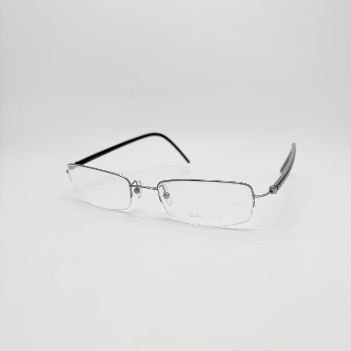 GALLAN 실버 블랙 반무테 상품이미지1