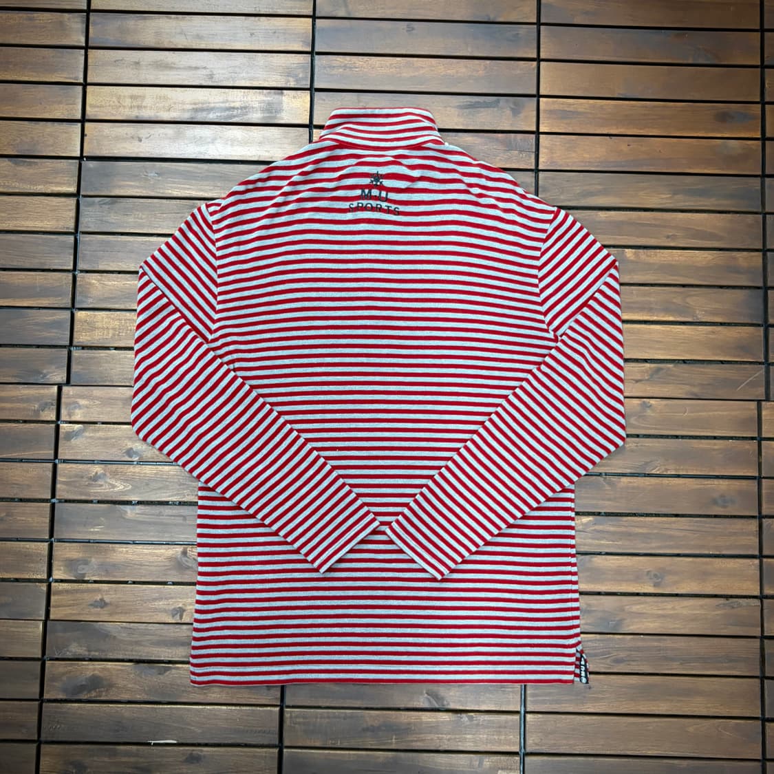 MU sports 스트라이프 티셔츠 (XL) 상품이미지4