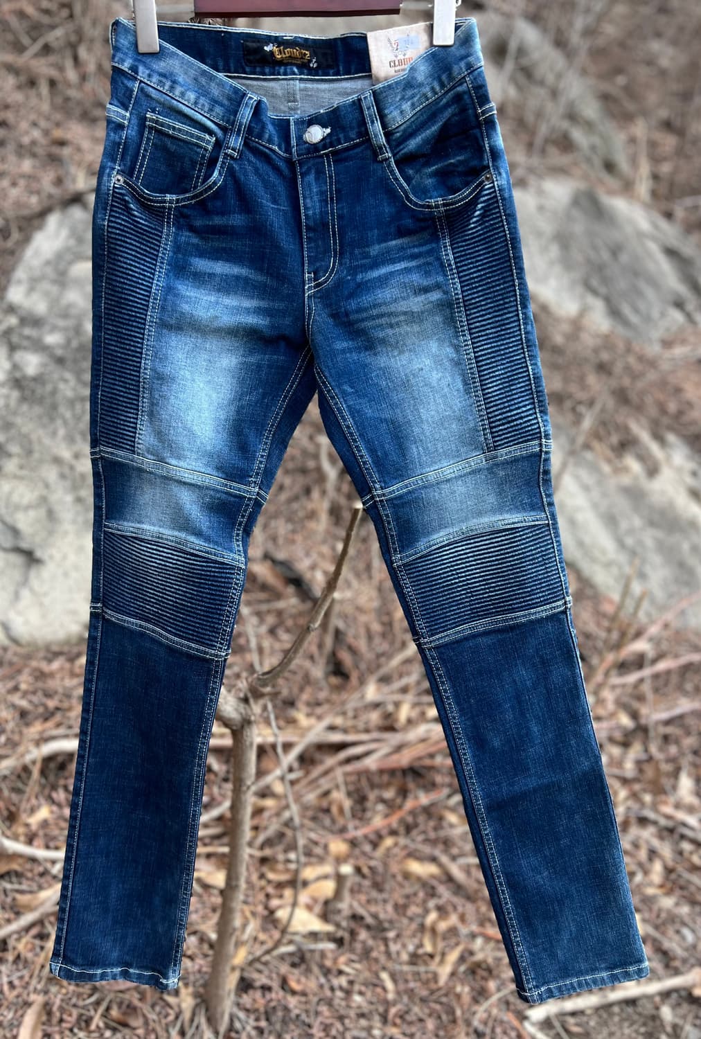 엠보 스컬 워싱 바이커진 30  상품이미지1