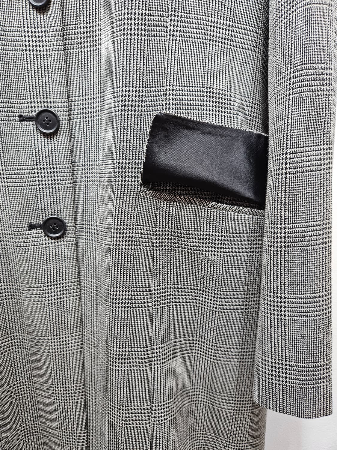 레노마(renoma) 체크 울 롱코트 38 상품이미지8