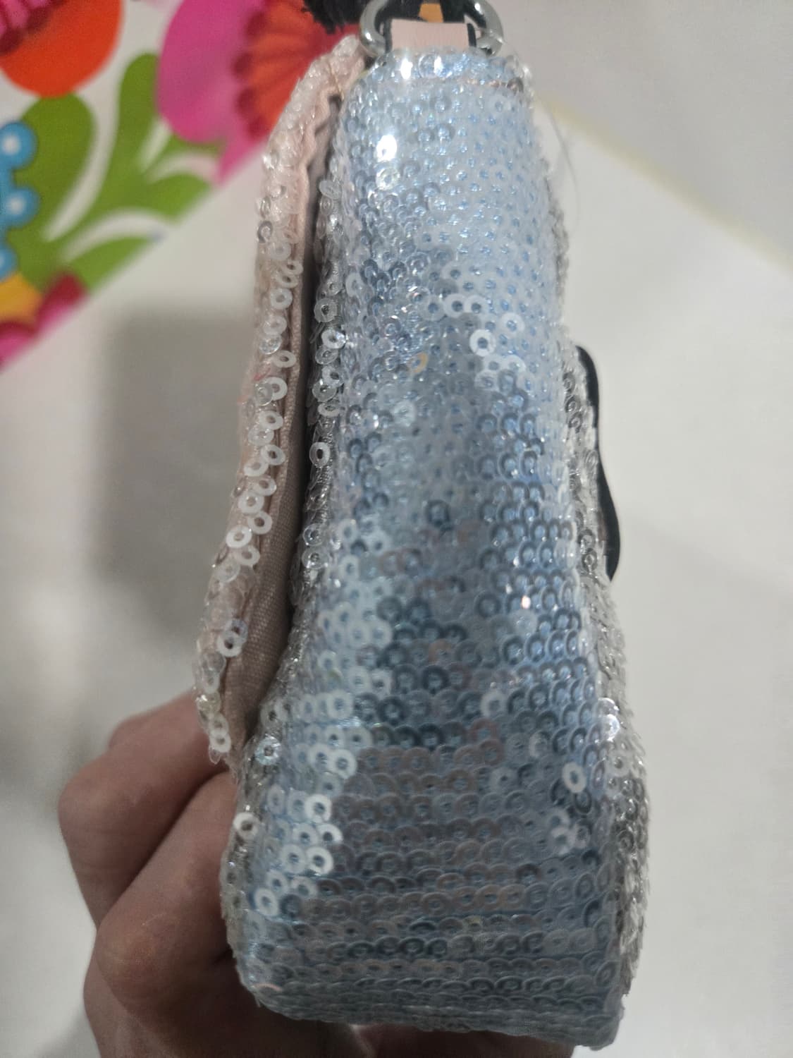 ALDO 스팽글 퀼팅 숄더백 새상품 가격인하 상품이미지5