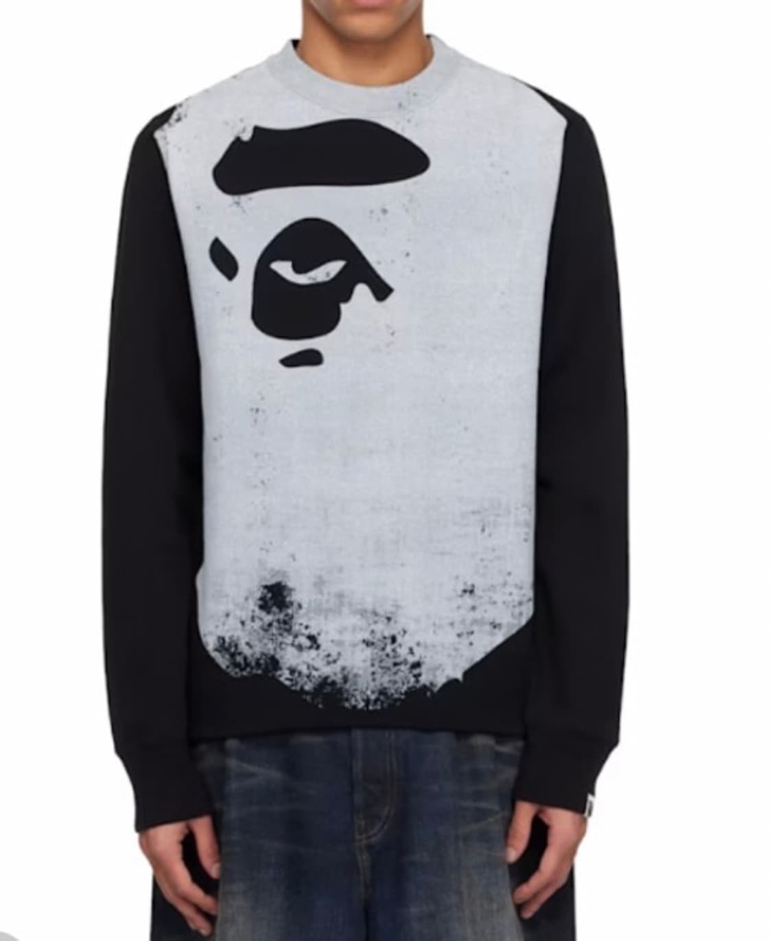 (급처!!!/희귀매물) 베이프 페이디드 프린트 스웨트셔츠 L 상품이미지2