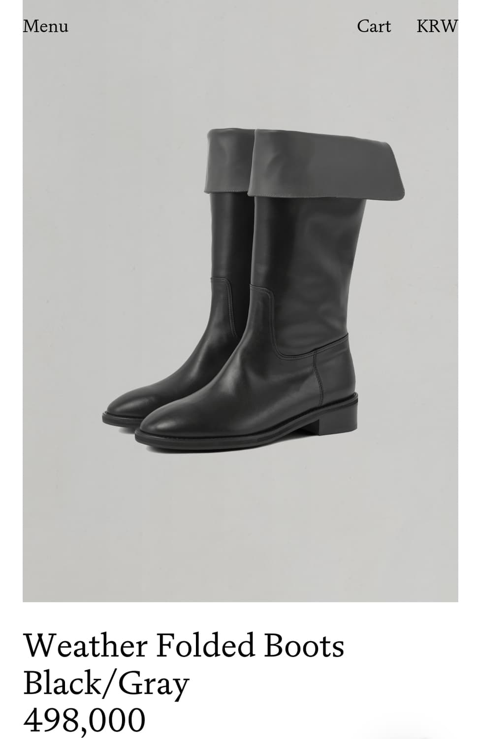 더일마 가죽 롱부츠 상품이미지8