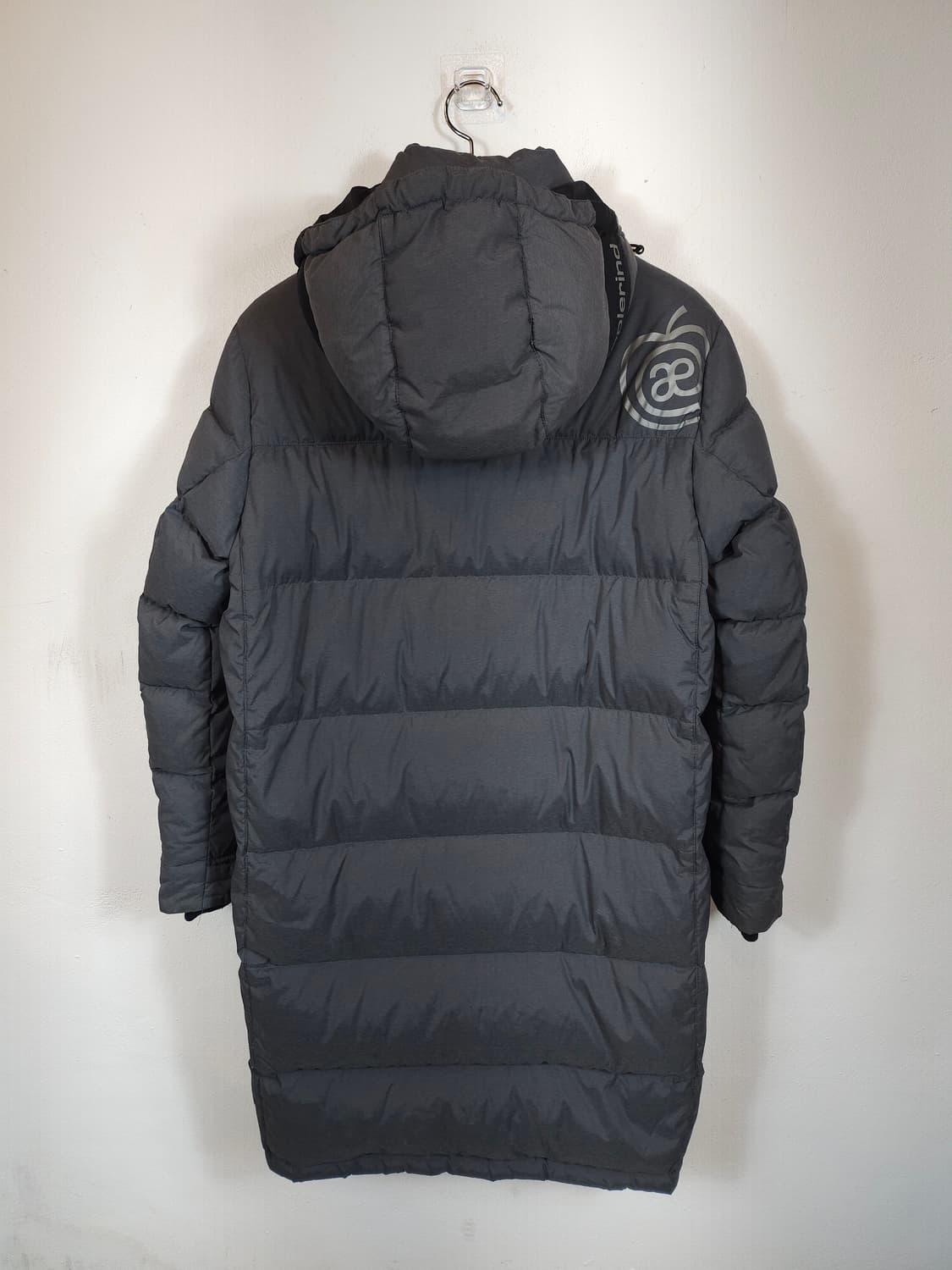 애플라인드 그레이 롱다운패딩 90 S 상품이미지6