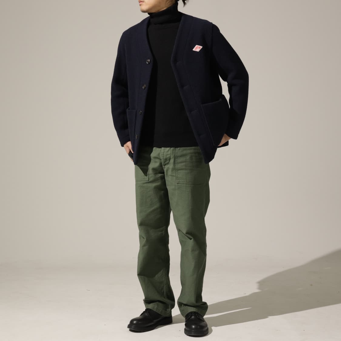 단톤 카라리스 울 자켓 상품이미지9