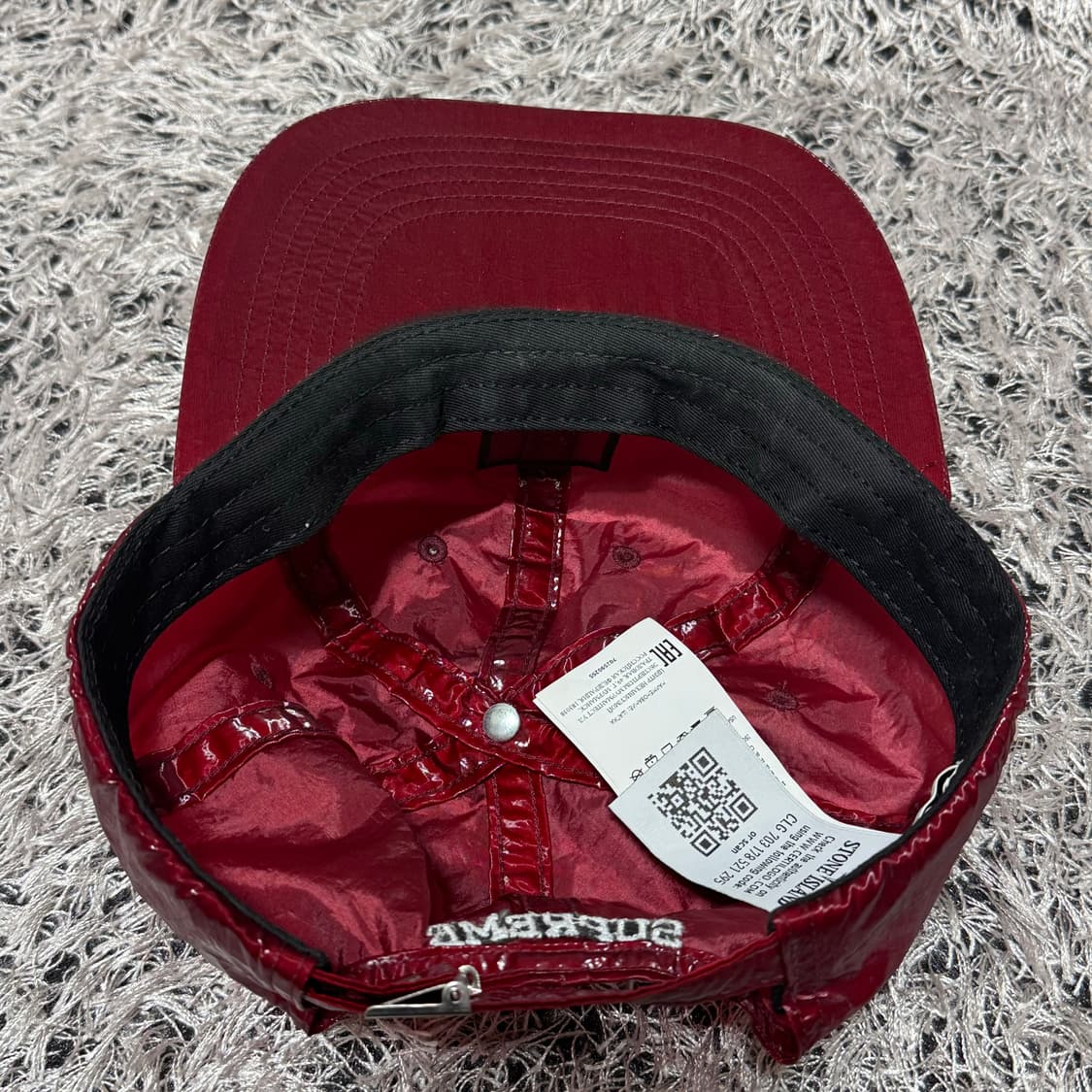 스톤아일랜드 x 슈프림 19ss 실크 6 패널 캠프 캡 상품이미지6