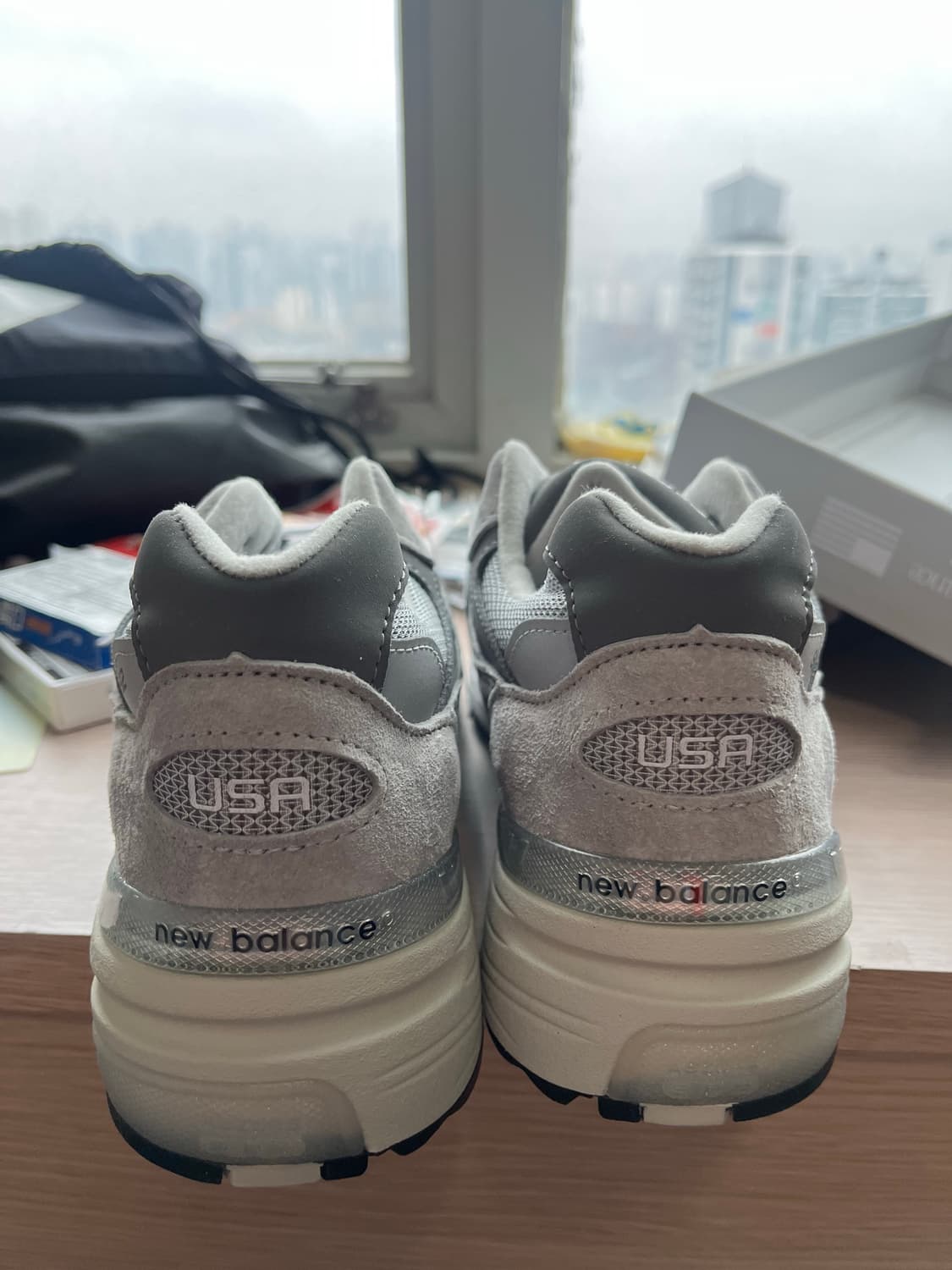 뉴발란스 992 그레이 255사이즈 새상품 팝니다 상품이미지5