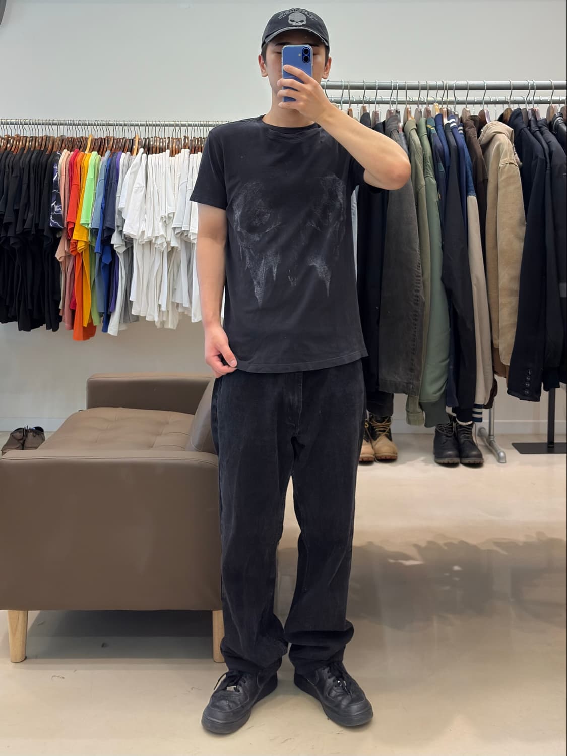 디젤 스컬 프린팅 반팔 상품이미지9