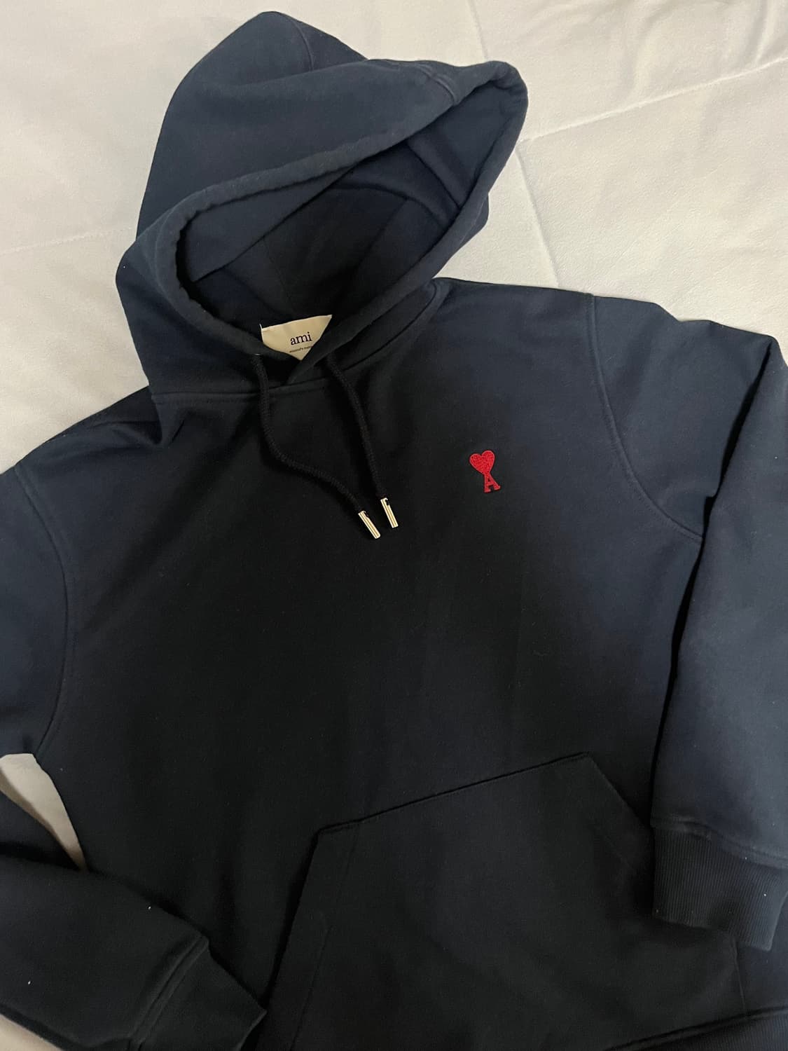 아미 스몰로고 후드티 상품이미지1