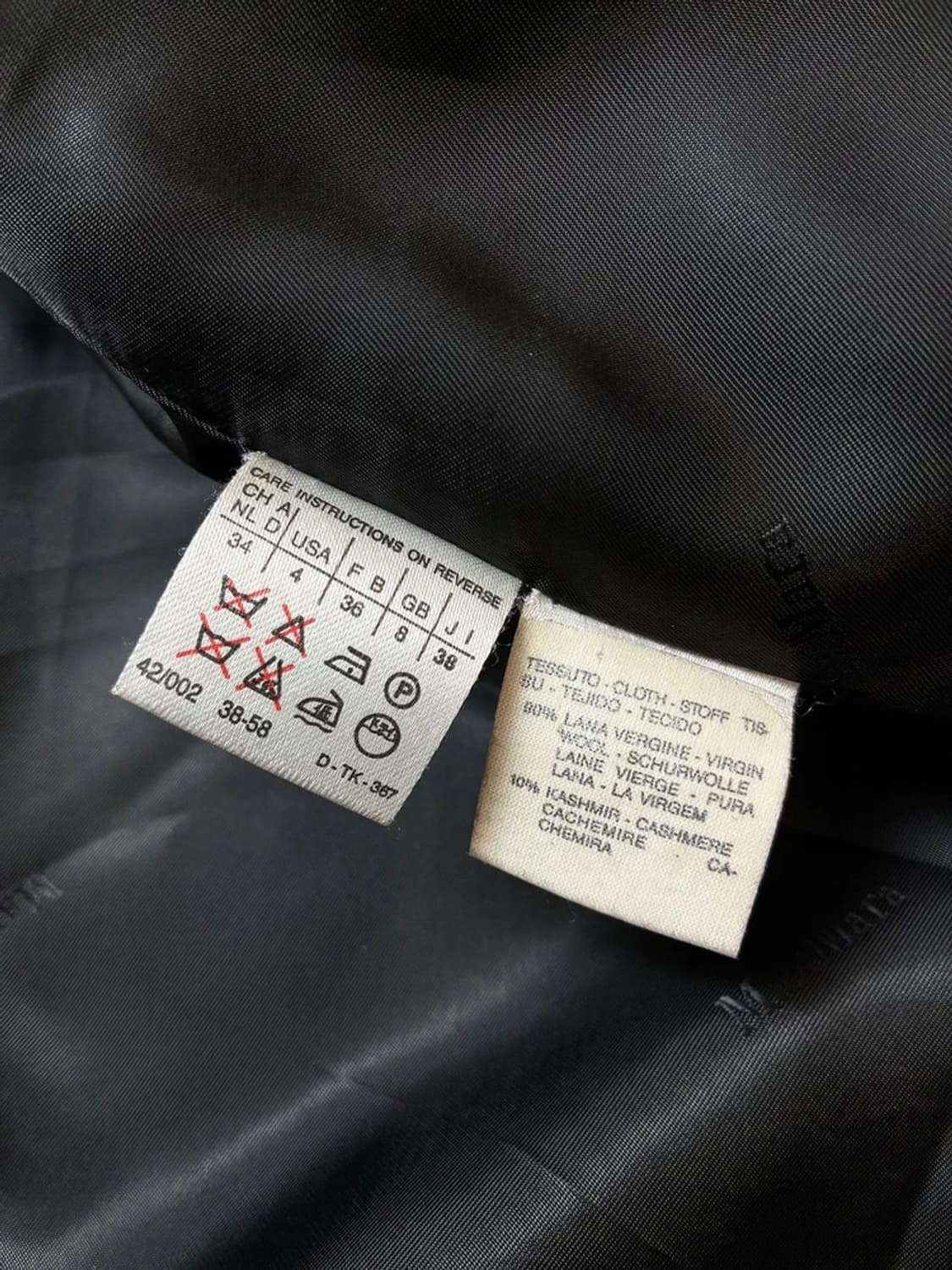 막스마라 00's 라나 버진 울 100% 코트 자켓 PN8294 상품이미지8