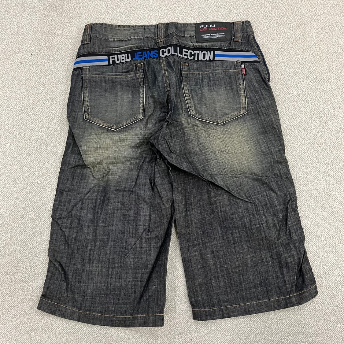 86-100 푸부 버뮤다 반바지 데님0122M2 상품이미지4